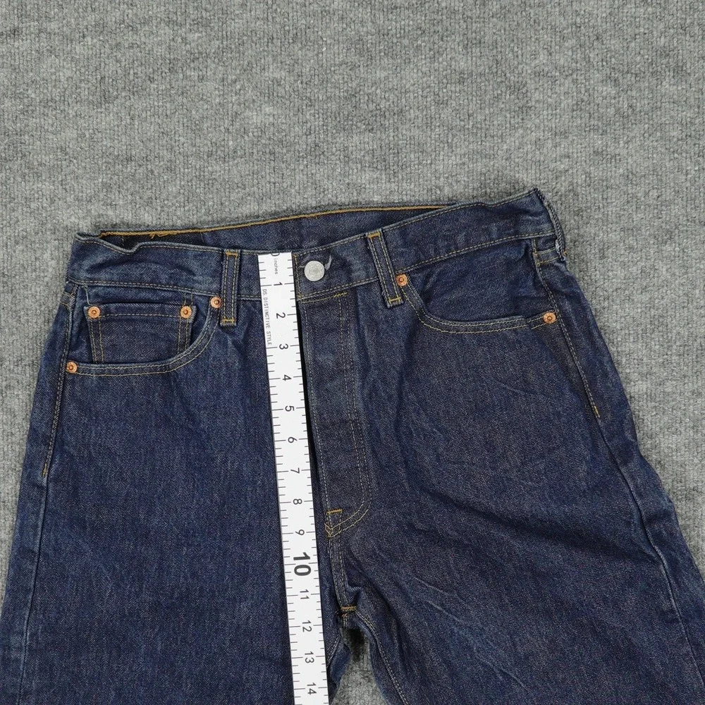 Levi's 501 Jeans Mens 32x33 Blue Original Fit Straight Leg Button Fly Indigo